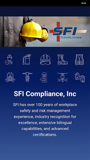 Android application SFI Safety App screenshort