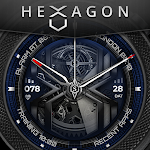 Cover Image of Baixar SWF Hexagon Classic Watch Face  APK