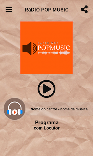 Rádio Pop Music Screen 2