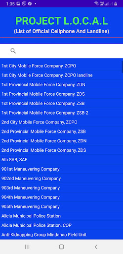 PRO9 Directory Screen 3