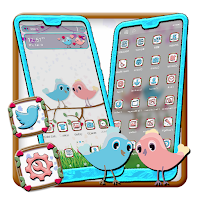 Little Love Bird Launcher Theme