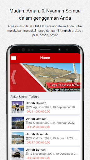 Android application TOURELIGI screenshort