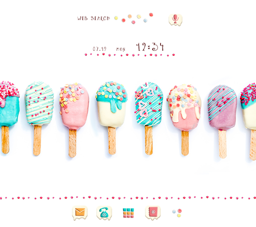 Android application Pop Popsicles Theme screenshort