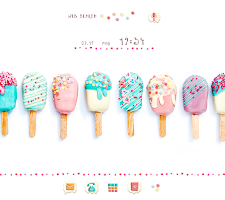 screenshot of Pop Popsicles Theme