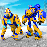Cover Image of Скачать Gorilla Robot Transform: New Robot Wars Games 1.1.2 APK