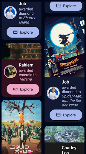 Android application Bingey screenshort