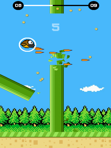 Flappy Gun Bird - Flying Birdie Shooter Dash Game
