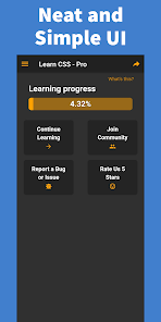 Captura de Pantalla 1 Learn CSS - Pro android