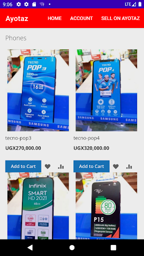 Ayotaz Online Shopping Screen 3