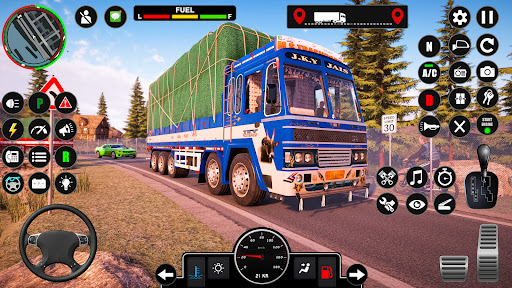 Android application Indian Truck Driving Games Sim screenshort