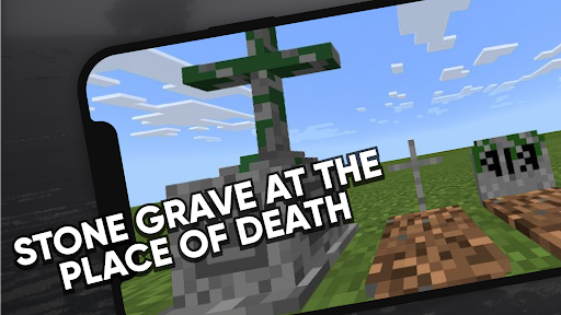 Gravestone Mod for Minecraft