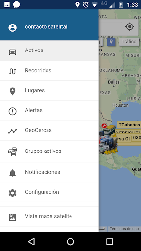 Contacto Satelital Screen 3