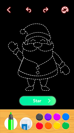 Draw Glow Christmas 2021 1.0.7 screenshots 4