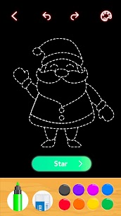 Draw Glow Christmas MOD APK (VIP Version Unlock) 4