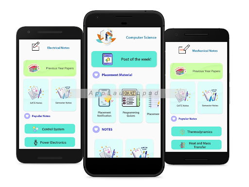 GATE Exam and Placement Guide Screen 2