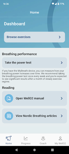 WellO2 Screen 2