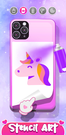 Game screenshot DIY Mobile Phone Case Makeover mod apk