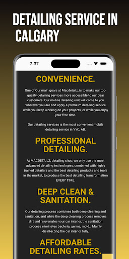Masters Auto Cleaners Screen 2
