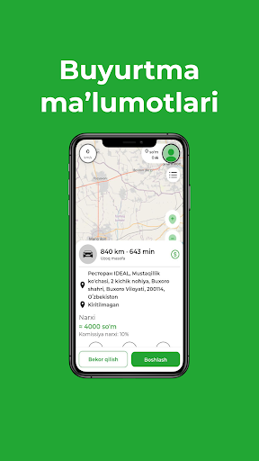 Eco Taxi | Haydovchi ilovasi Screen 3