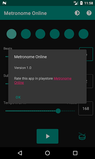 Metronome Online Music Beats Screen 3