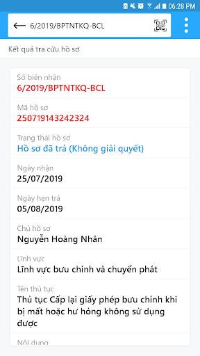 Dịch vụ công ICT-HCM Screen 3
