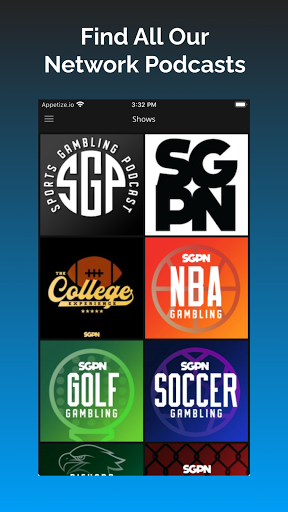 SGPN: Sports Gambling Podcast  Screenshot 1 - AppWisp.com