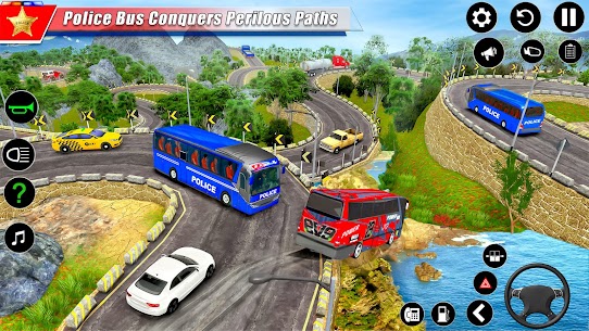 Police Bus Simulator Bus Games 12