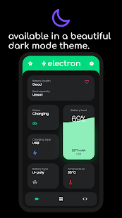 Electron - battery health info Screenshot