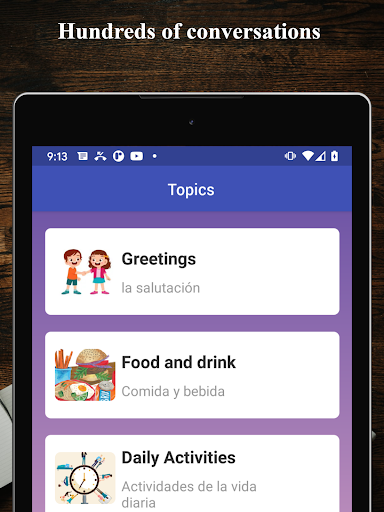 Screenshot of Greek Flashcards