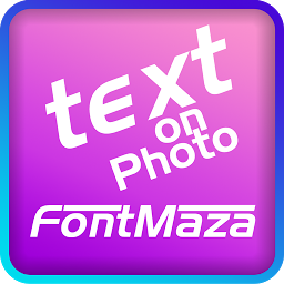 Icon image Text on Photo - FontMaza