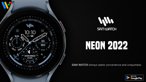 Android application SamWatch Neon 2022 screenshort