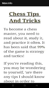 Chess Tips And Tricks