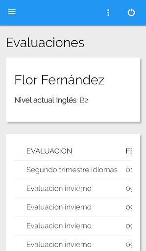 Android application Conservatorio Ponteareas screenshort