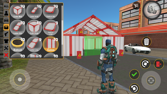 Rope Hero: Cheatground MOD 8