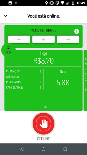 App Vacaria - Motorista Screen 3