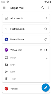 Sugar Mail email app Capture d'écran