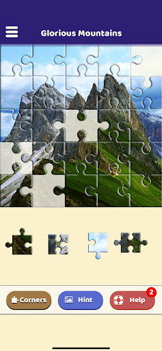 Glorious Mountains Puzzle Screen 3
