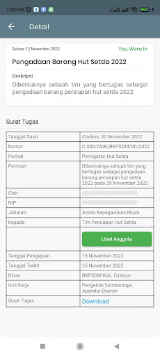 Aplikasi Sistem Kerja Screen 2