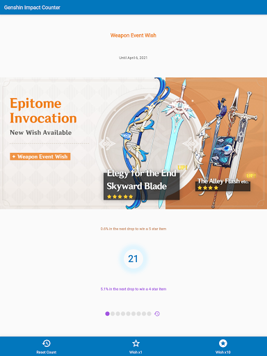 Genshin Impact Wish Counter