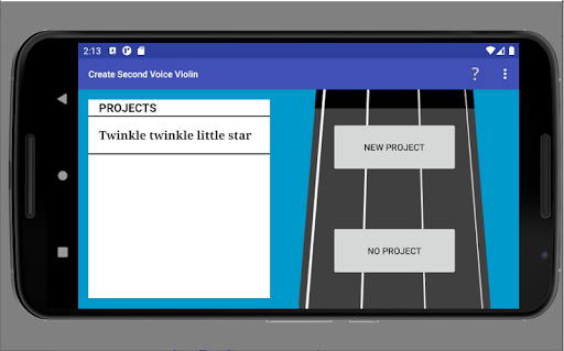 Create Second Voice Violin Screen 2