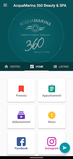 Android application AcquaMarina 360 Beauty & SPA screenshort