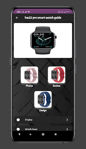 hw22 pro smart watch guide Screen 2