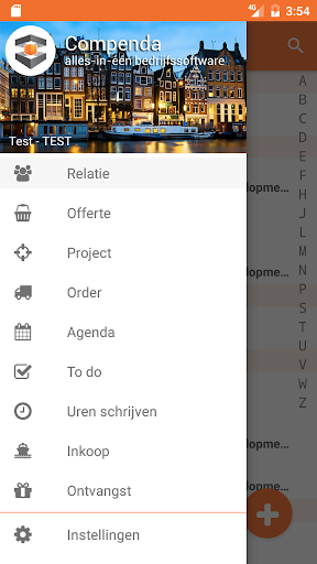 Android application Compenda screenshort