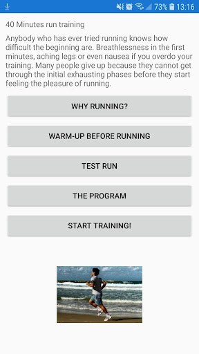 Android application 40 Minutes Running screenshort
