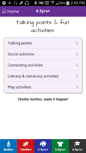Screenshot of SPEAK