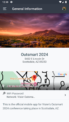 Android application Visier | OUTSMART 24 screenshort