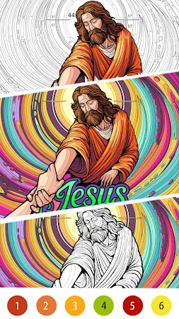 Game screenshot Bible Color Paint By Number apk download