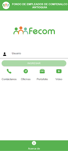 Android application App FECOM screenshort