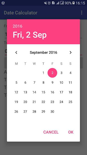 Date Calculator : Age Day Week Screen 3