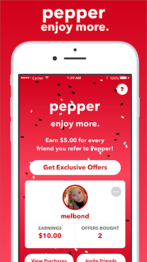 Pepper | Enjoy More. Screenshot 1 - AppWisp.com